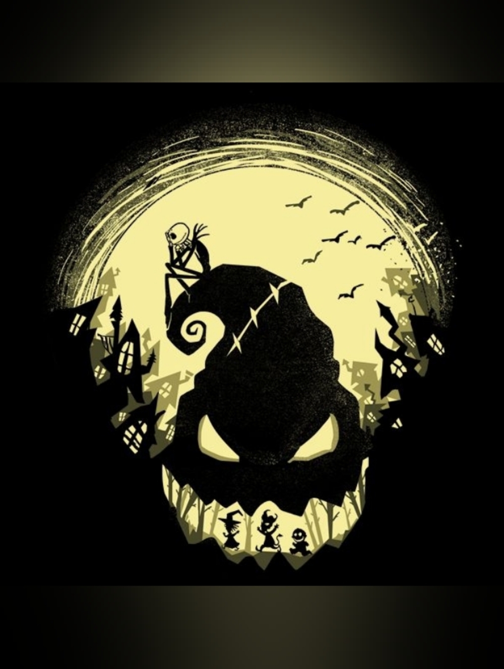Halloween Night Jack Skellington Custom Fridge Magnet Home Office Kitchen Decor
